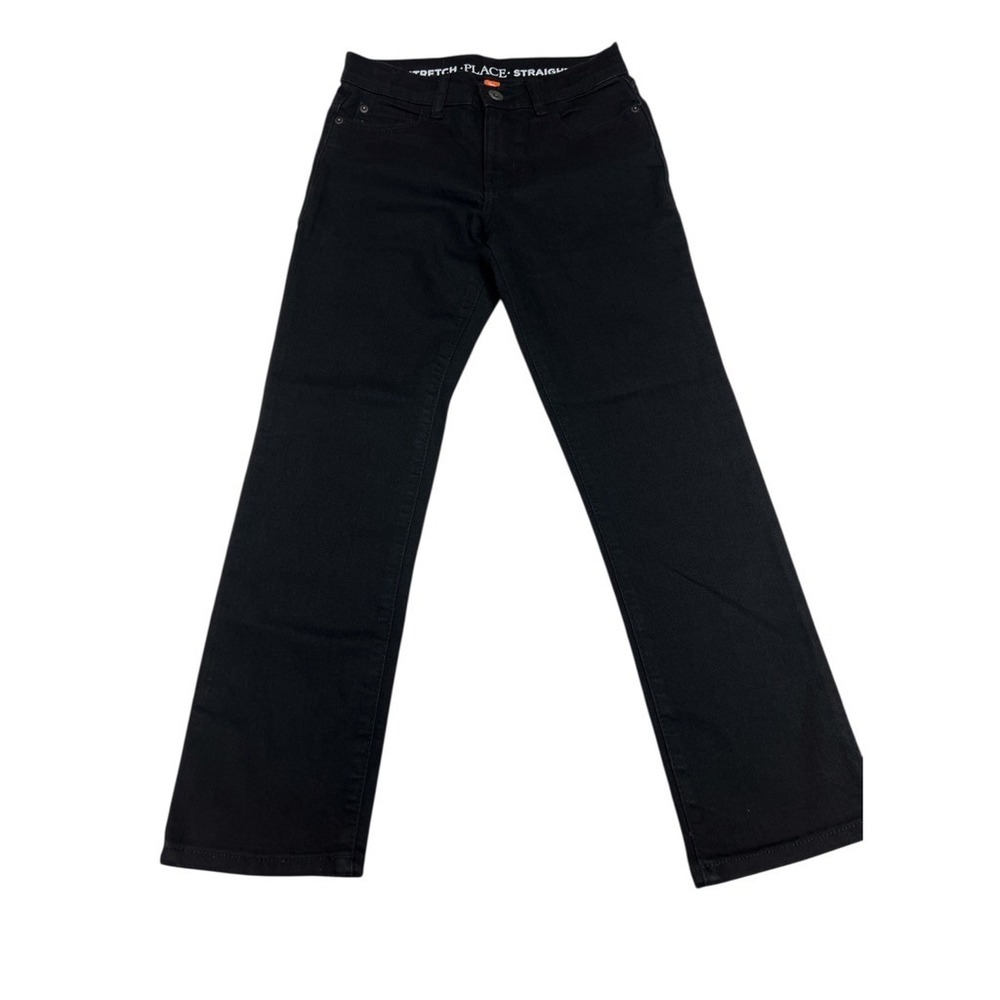 The Children’s Place Boys‎ Black Straight-Stretch Jeans Size 8 Everyday Pants
